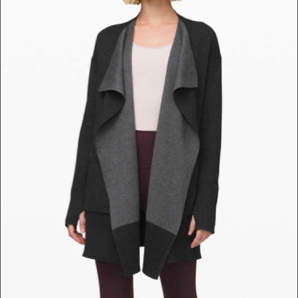 lululemon athletica Sweaters - Lululemon Reversible Still Lotus Wrap NWT